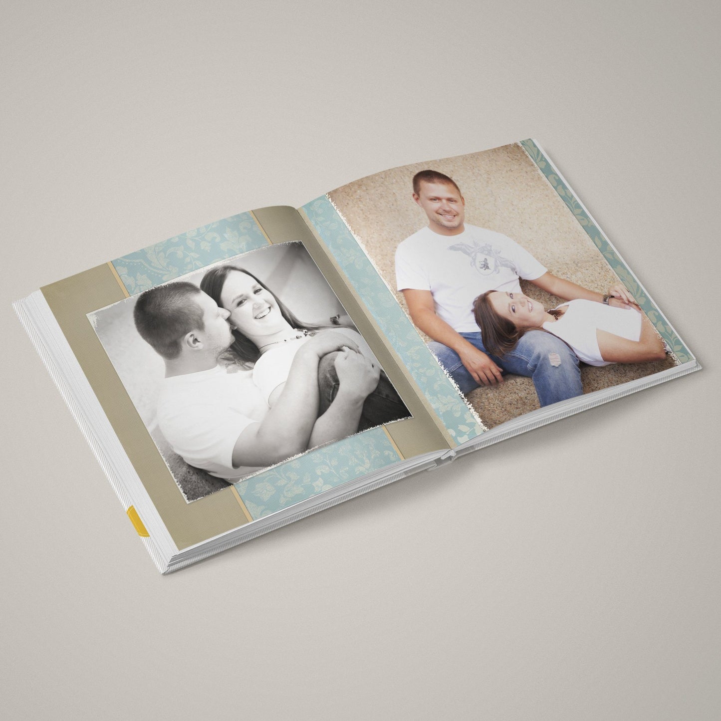 Portrait Masterpiece - Blue - 12x24 - Album Spreads-Photoshop Template - Graphic Authority