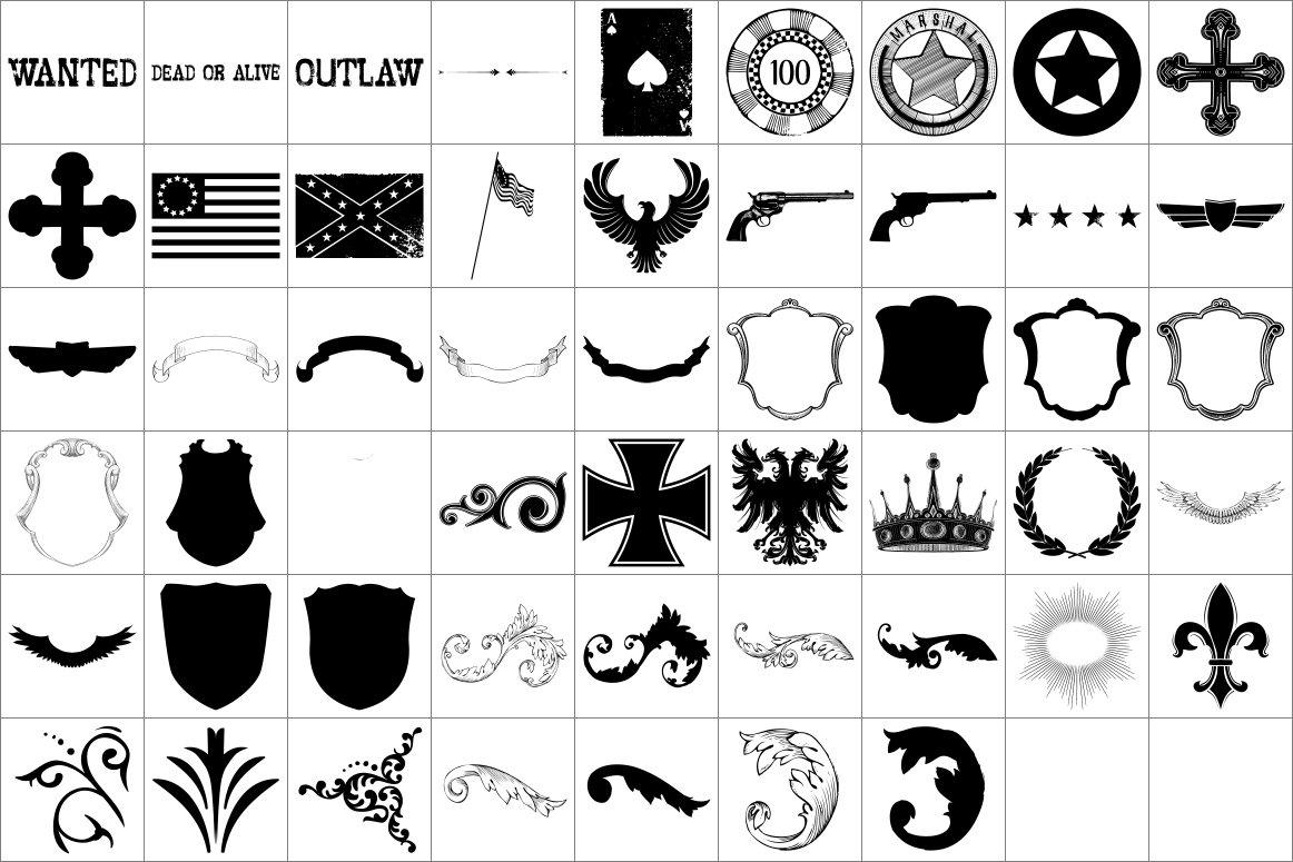 Rockstar v.1 - Vector .CHS Photoshop Shapes-Photoshop Template - Graphic Authority