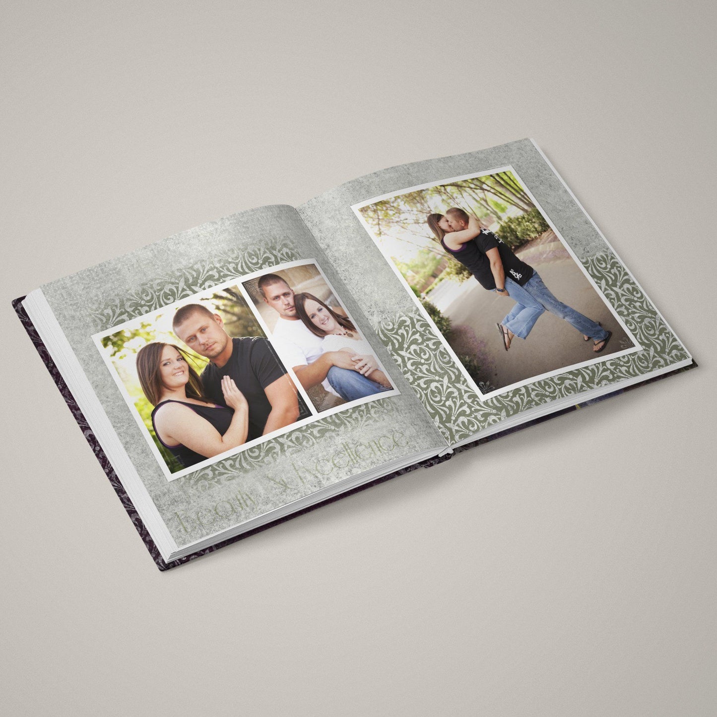 Romance - Classic Love Story - 12x24 - Album Spreads-Photoshop Template - Graphic Authority