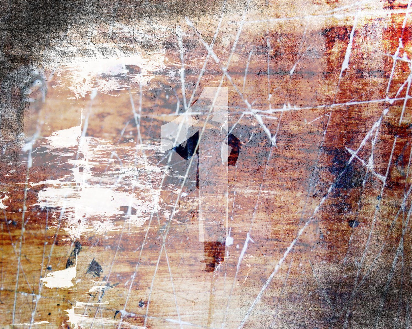 Artist Pallet - Scratches Photo Frame-Photoshop Template - Graphic Authority