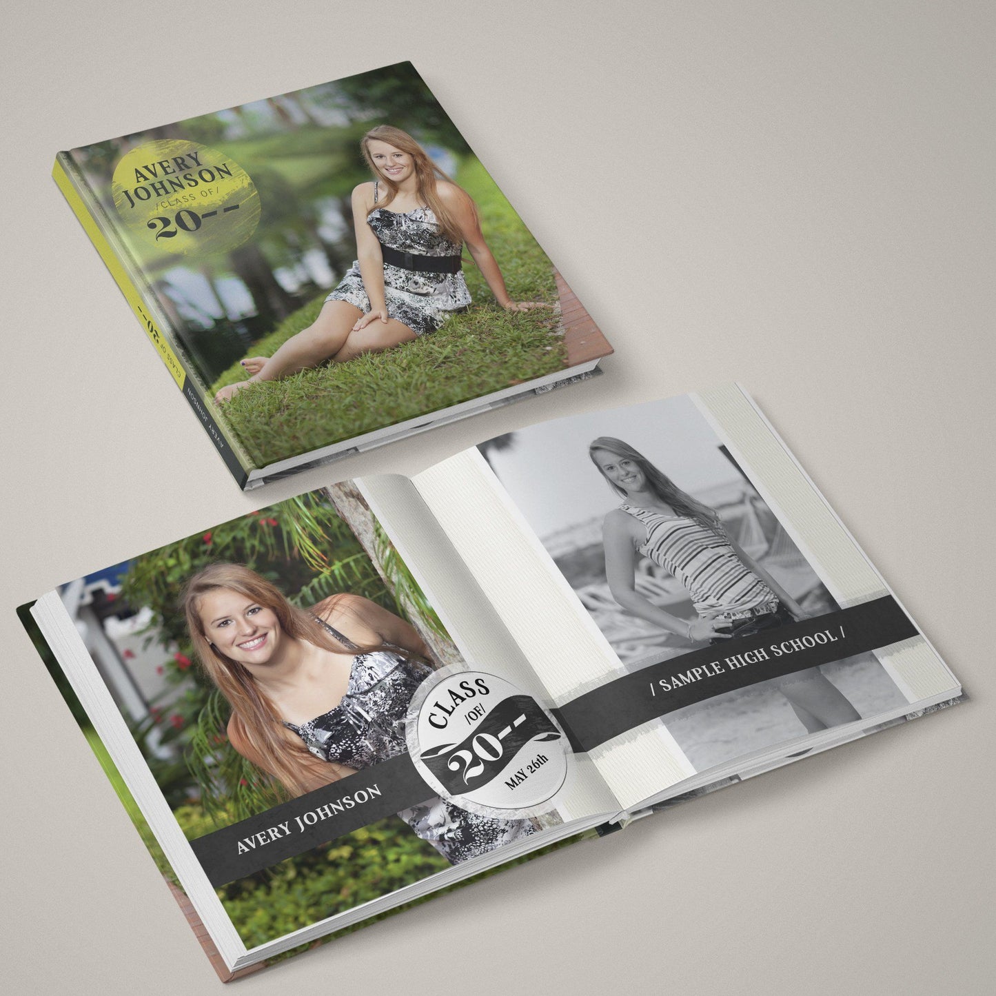 Senior Select - 12x24 - Album Spreads-Photoshop Template - Graphic Authority