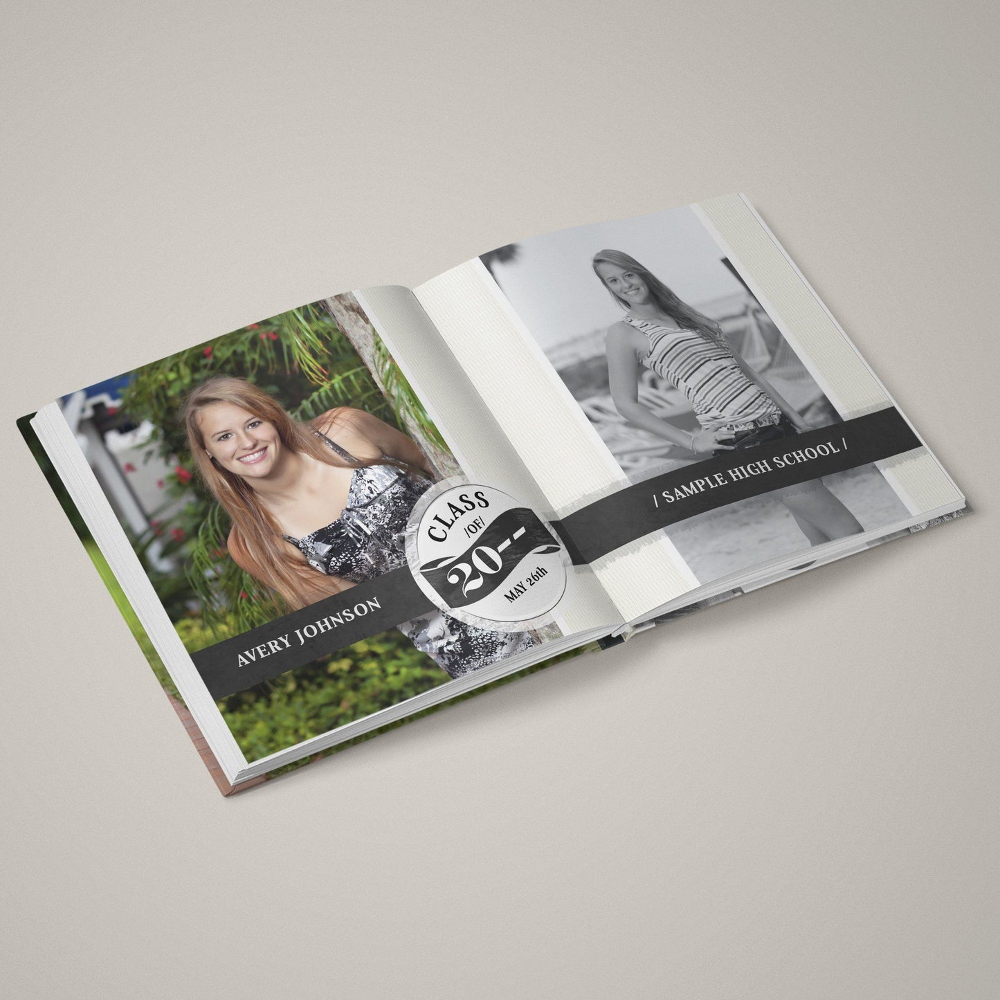 Senior Select - 12x24 - Album Spreads-Photoshop Template - Graphic Authority