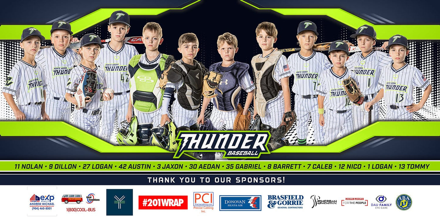 SHIELD - Phoenix Series - 4'x8' Team Field Banner-Photoshop Template - PSMGraphix