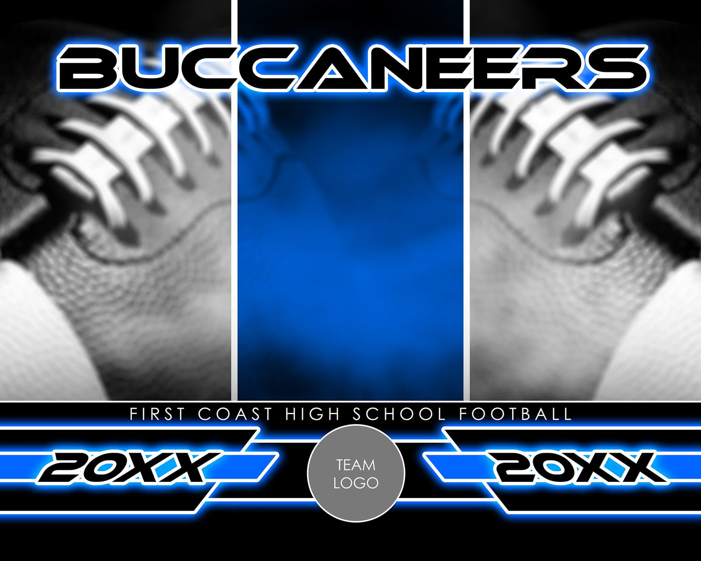 Football - Signature Series v.1 - Xtreme Team Photoshop Template-Photoshop Template - Photo Solutions