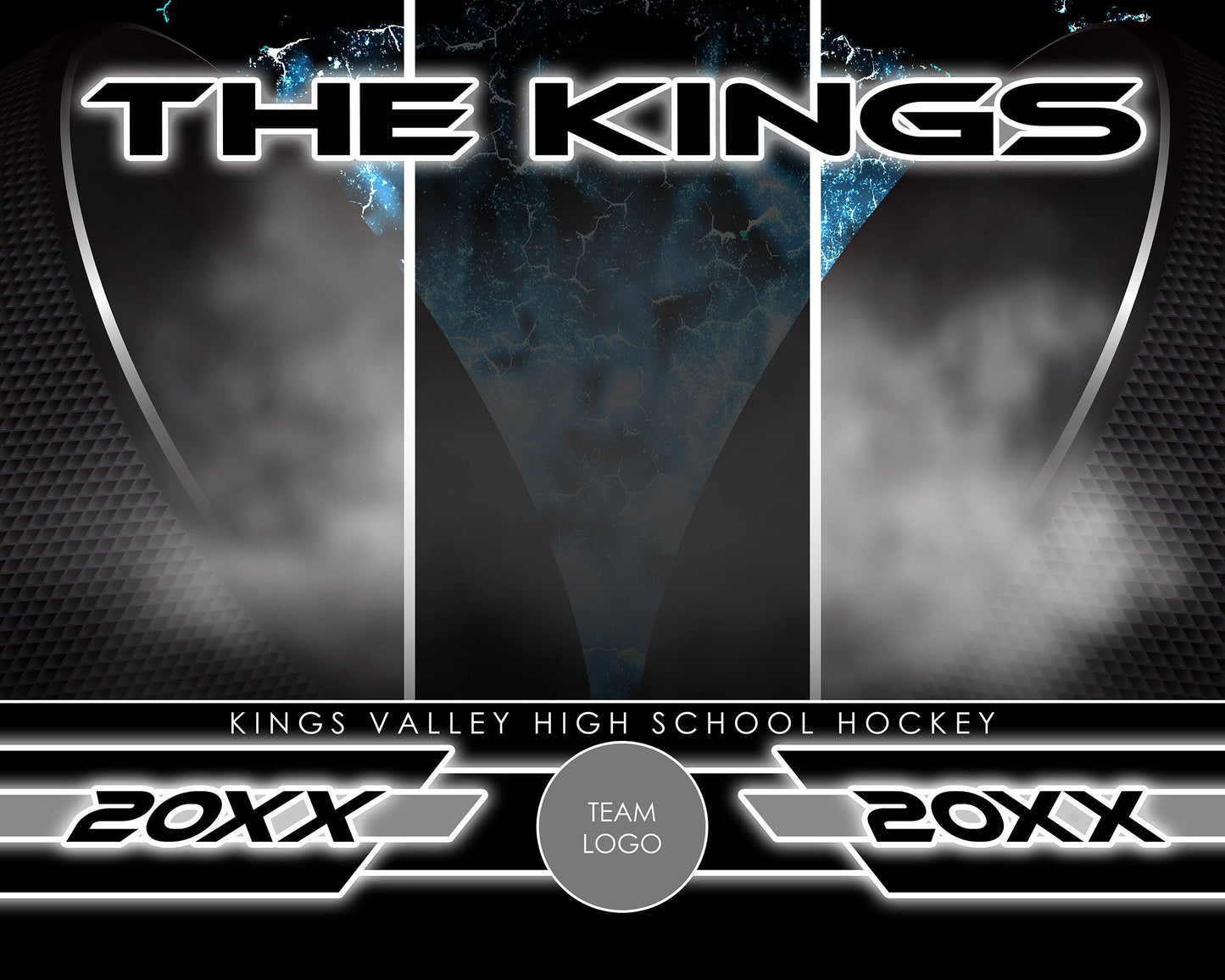 Hockey - Signature Series v.1 - Xtreme Team Photoshop Template-Photoshop Template - Photo Solutions