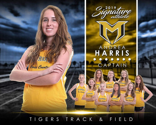 Track & Field - v.1 - Signature Player - H T&I Poster/Banner-Photoshop Template - Photo Solutions