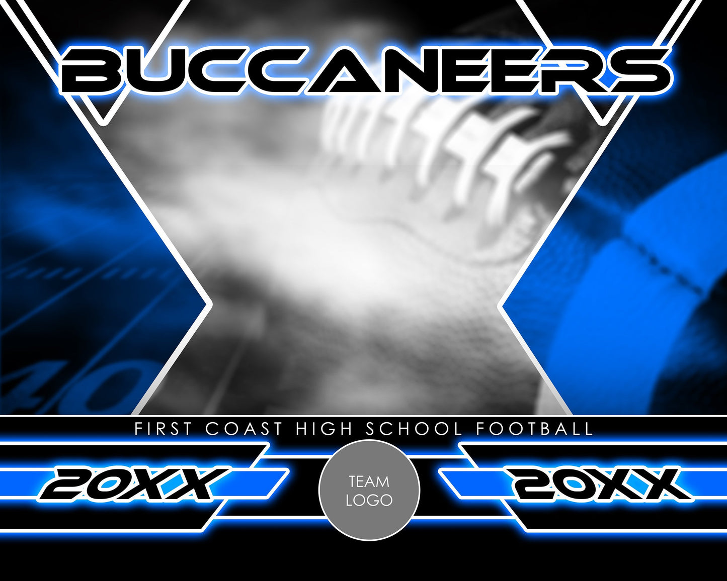 Football - Signature Series v.2 - Xtreme Team Photoshop Template-Photoshop Template - Photo Solutions