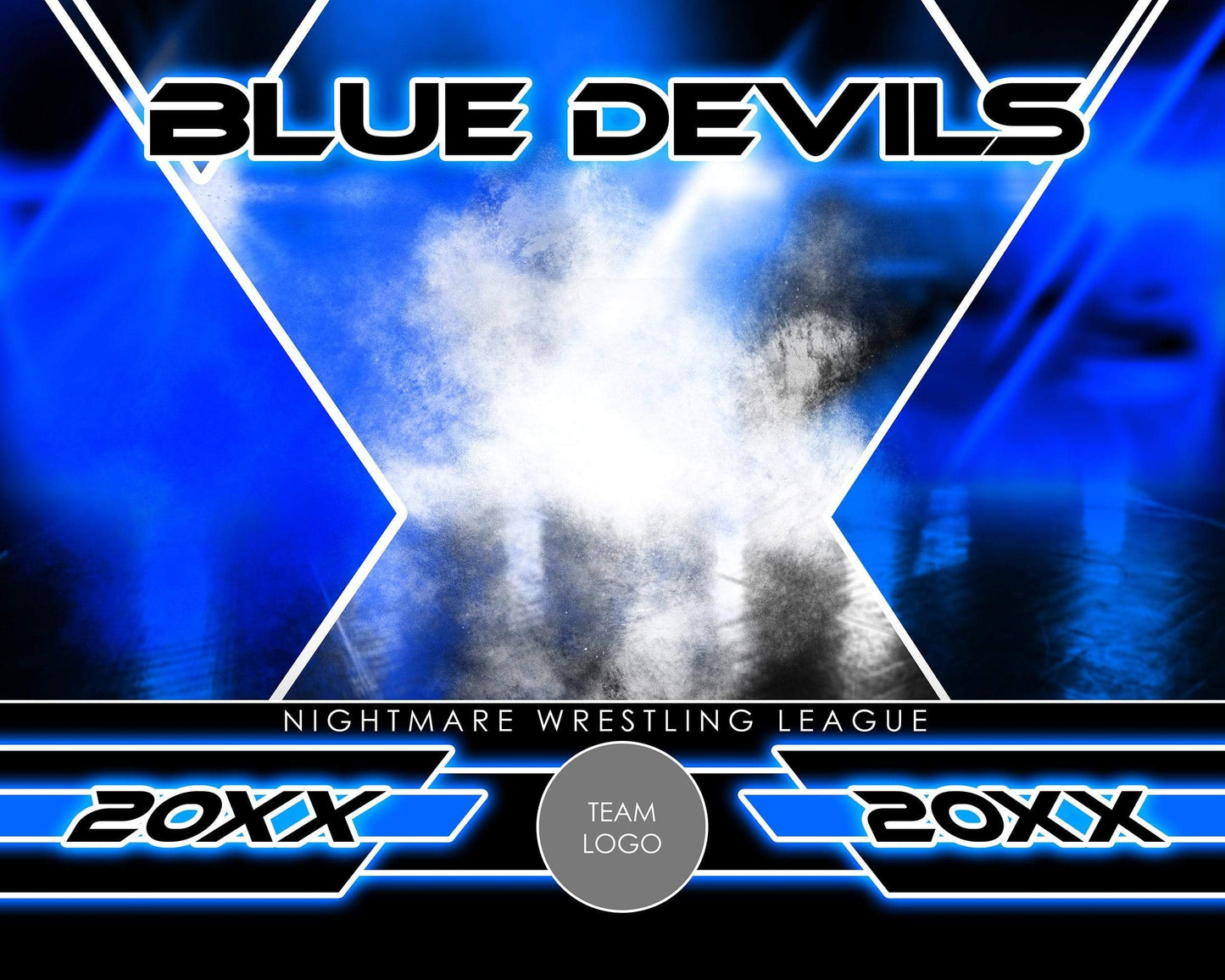 Wrestling - Signature Series v.2 - Xtreme Team Photoshop Template-Photoshop Template - Photo Solutions