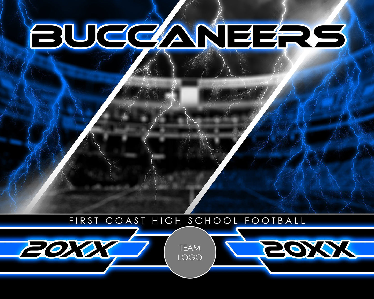 Football - Signature Series v.3 - Xtreme Team Photoshop Template-Photoshop Template - Photo Solutions