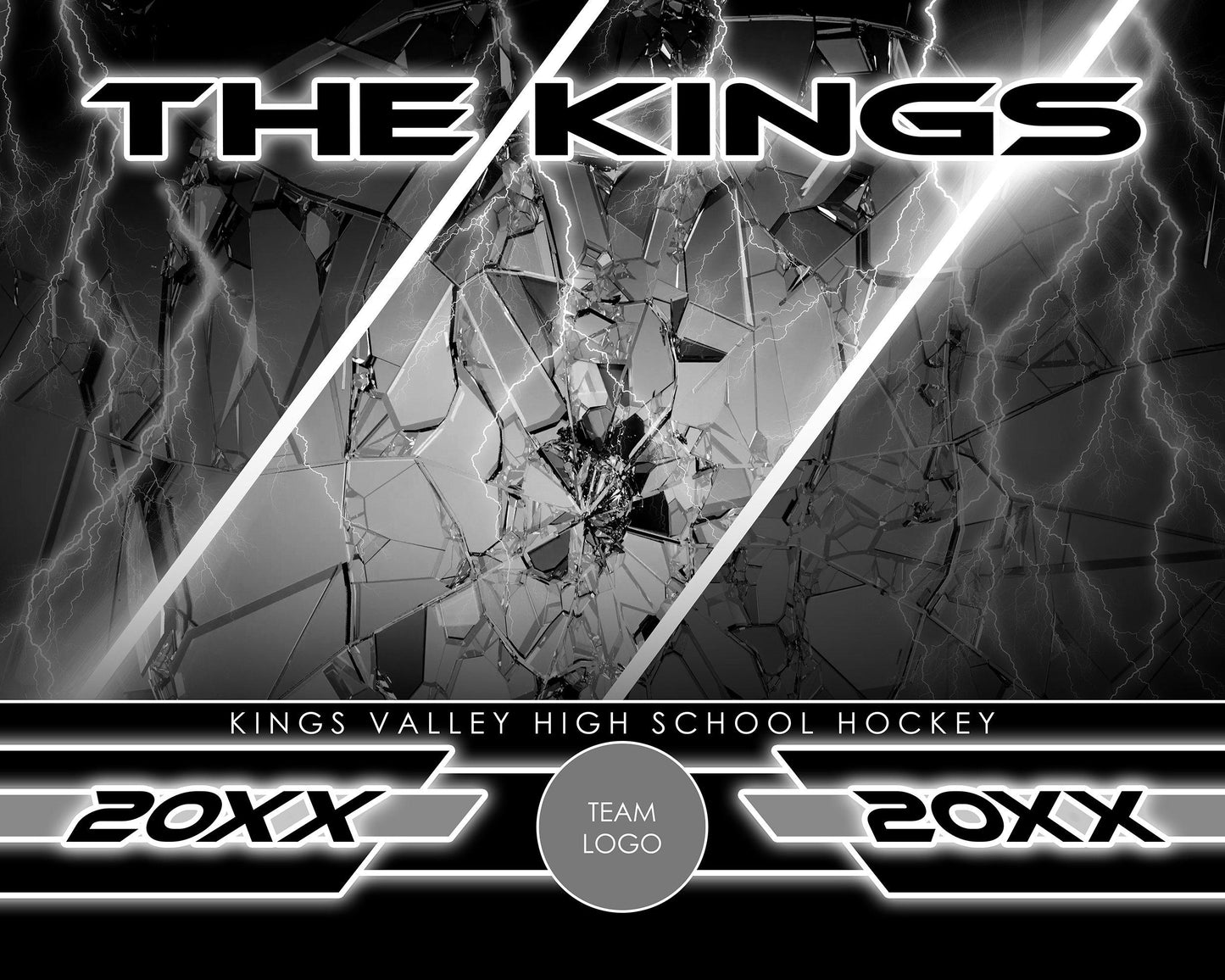 Hockey - Signature Series v.3 - Xtreme Team Photoshop Template-Photoshop Template - Photo Solutions