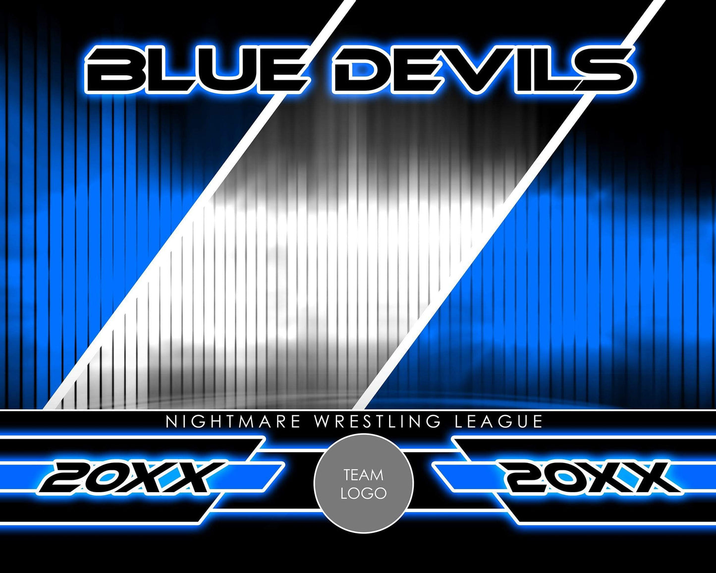 Wrestling - Signature Series v.3 - Xtreme Team Photoshop Template-Photoshop Template - Photo Solutions