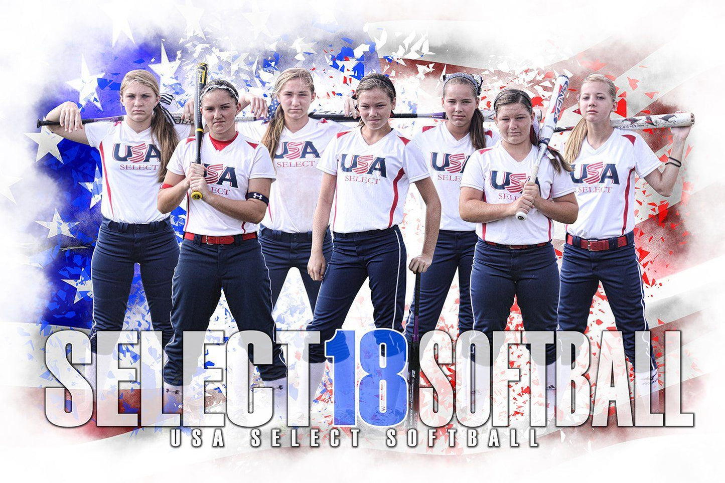 Patriot - Signature Series - Team Poster/Banner-Photoshop Template - Photo Solutions