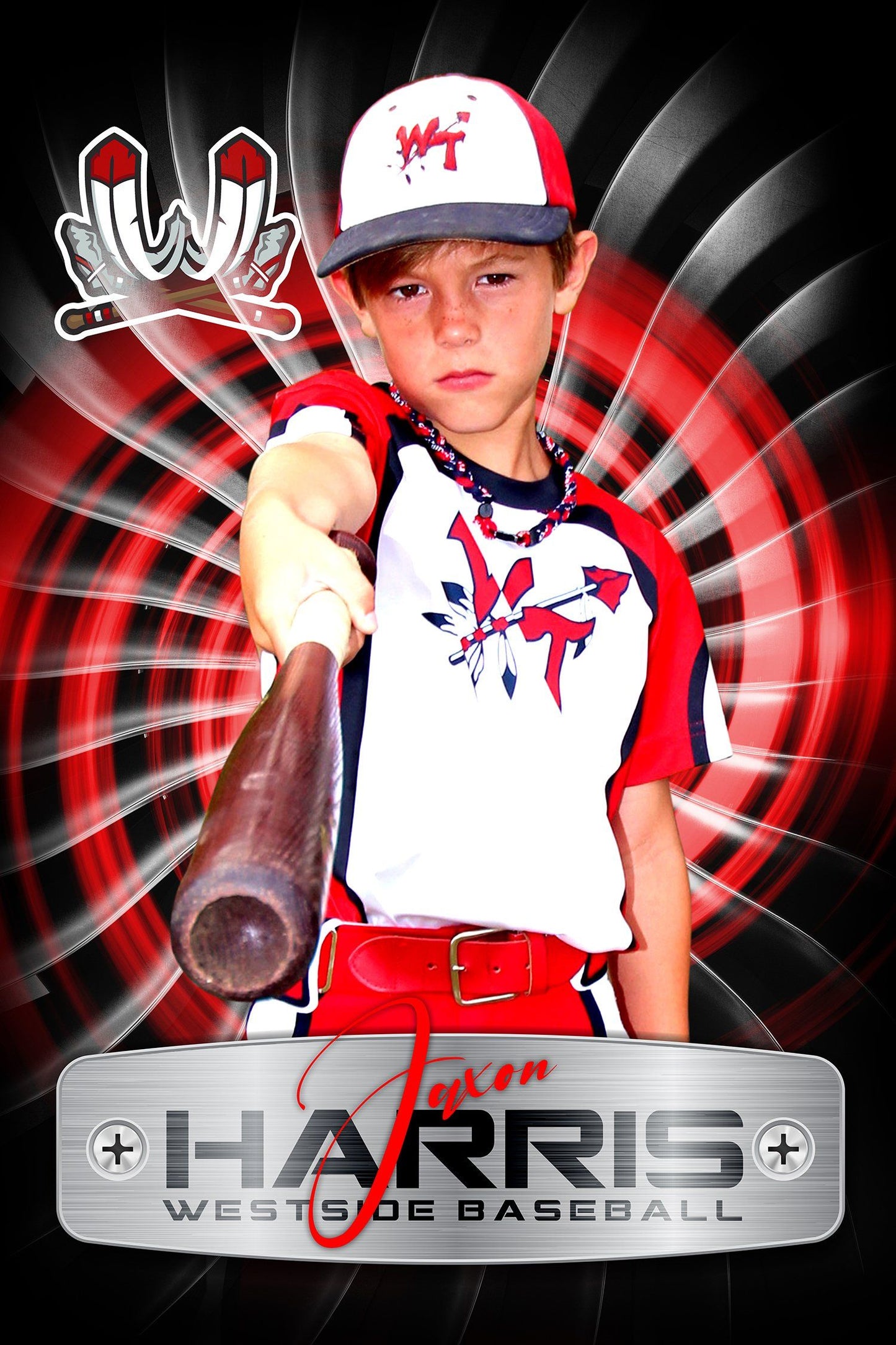 "Turbine" - Signature Series - Player Banner & Poster Template-Photoshop Template - PSMGraphix