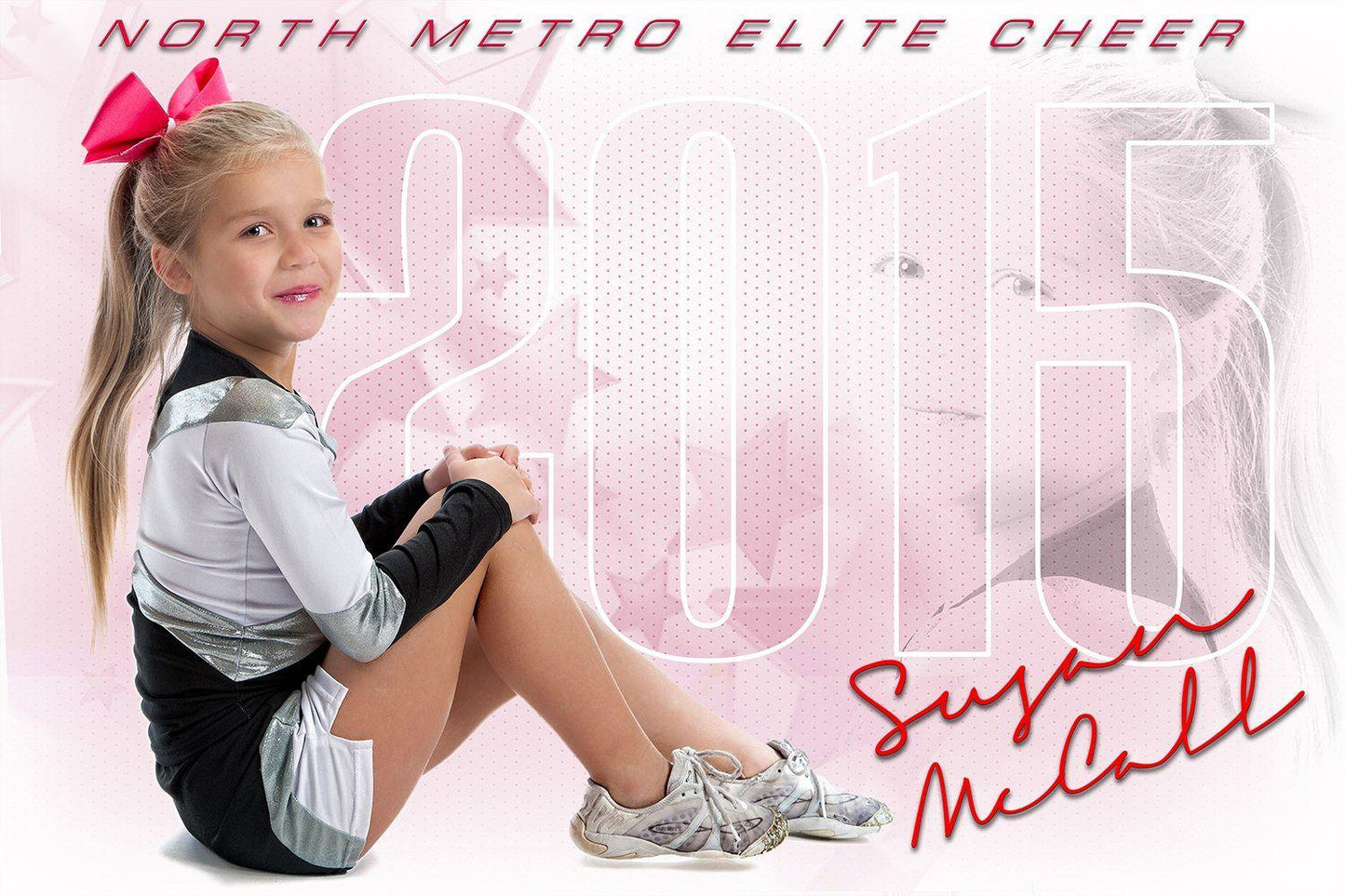 Cheer & Dance - Signature Series - Player Banner & Poster Template H-Photoshop Template - Photo Solutions