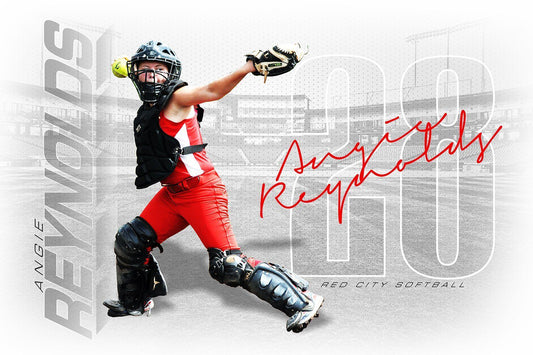 Stadium - Signature Series - Player Banner & Poster Template H-Photoshop Template - Photo Solutions