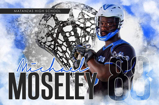 Urban Lacrosse - Signature Series - Player Banner & Poster Template H-Photoshop Template - Photo Solutions