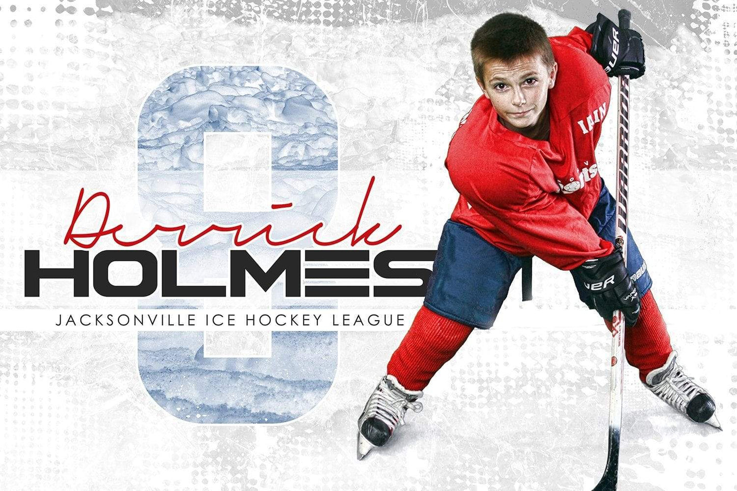 Urban Snow - Signature Series - Player Banner & Poster Template H-Photoshop Template - Photo Solutions
