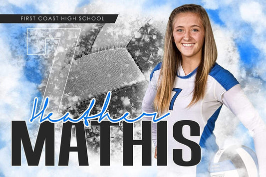 Urban Spike - Signature Series - Player Banner & Poster Template H-Photoshop Template - Photo Solutions