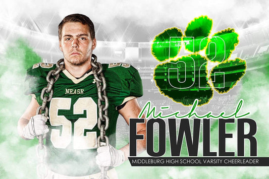 Urban Stadium - Signature Series - Player Banner & Poster Template H-Photoshop Template - Photo Solutions