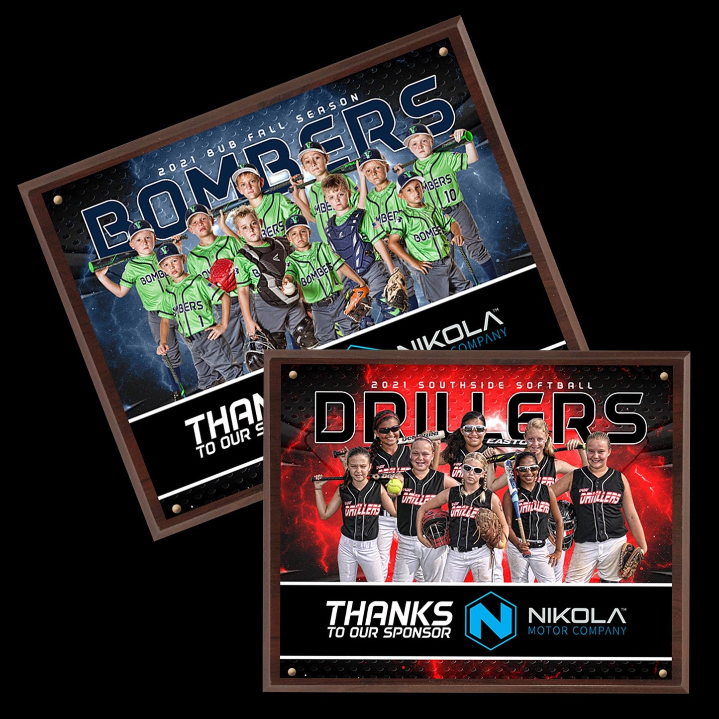 Bomber - Cinema Series - Sponsor Plaque-Photoshop Template - PSMGraphix