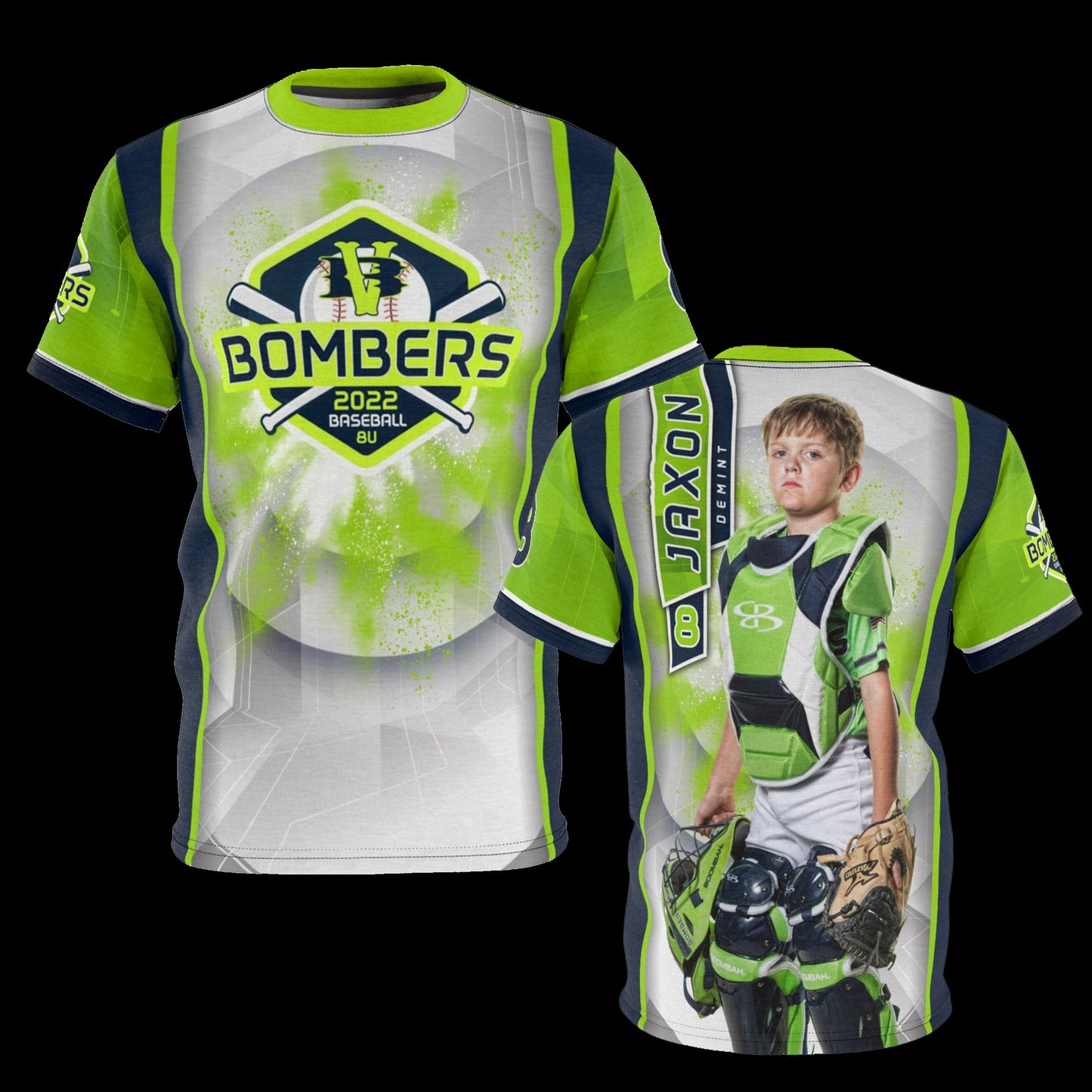 Tech Blast - Cinema Series - Men's Cut & Sew Shirt Template-Photoshop Template - PSMGraphix