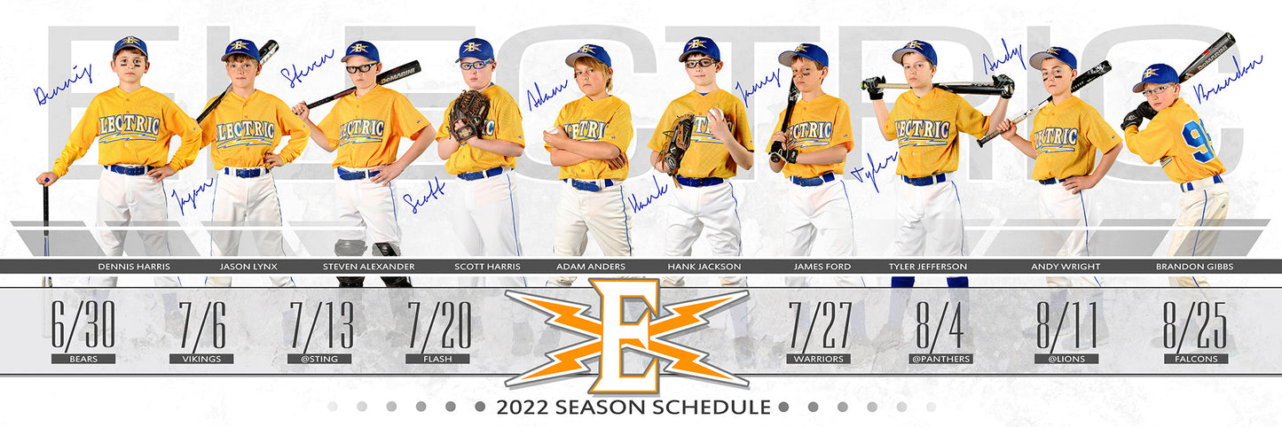 Bundle Template Set - Stadium Series Panoramics-Photoshop Template - PSMGraphix