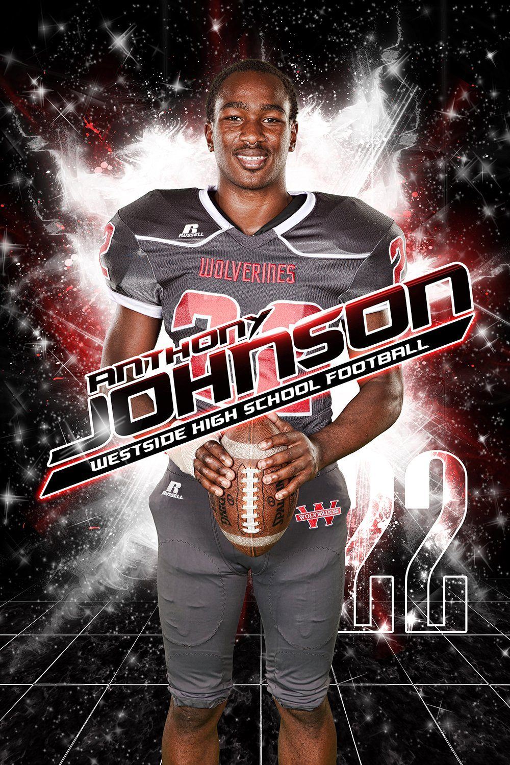 Star Burst v.5 - Player Banner & Poster Template-Photoshop Template - Photo Solutions