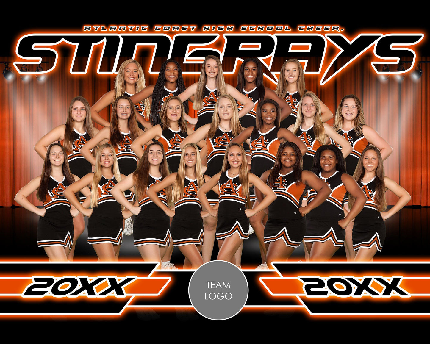 Star Stage v.2-2 - Xtreme Team Photoshop Template-Photoshop Template - Photo Solutions