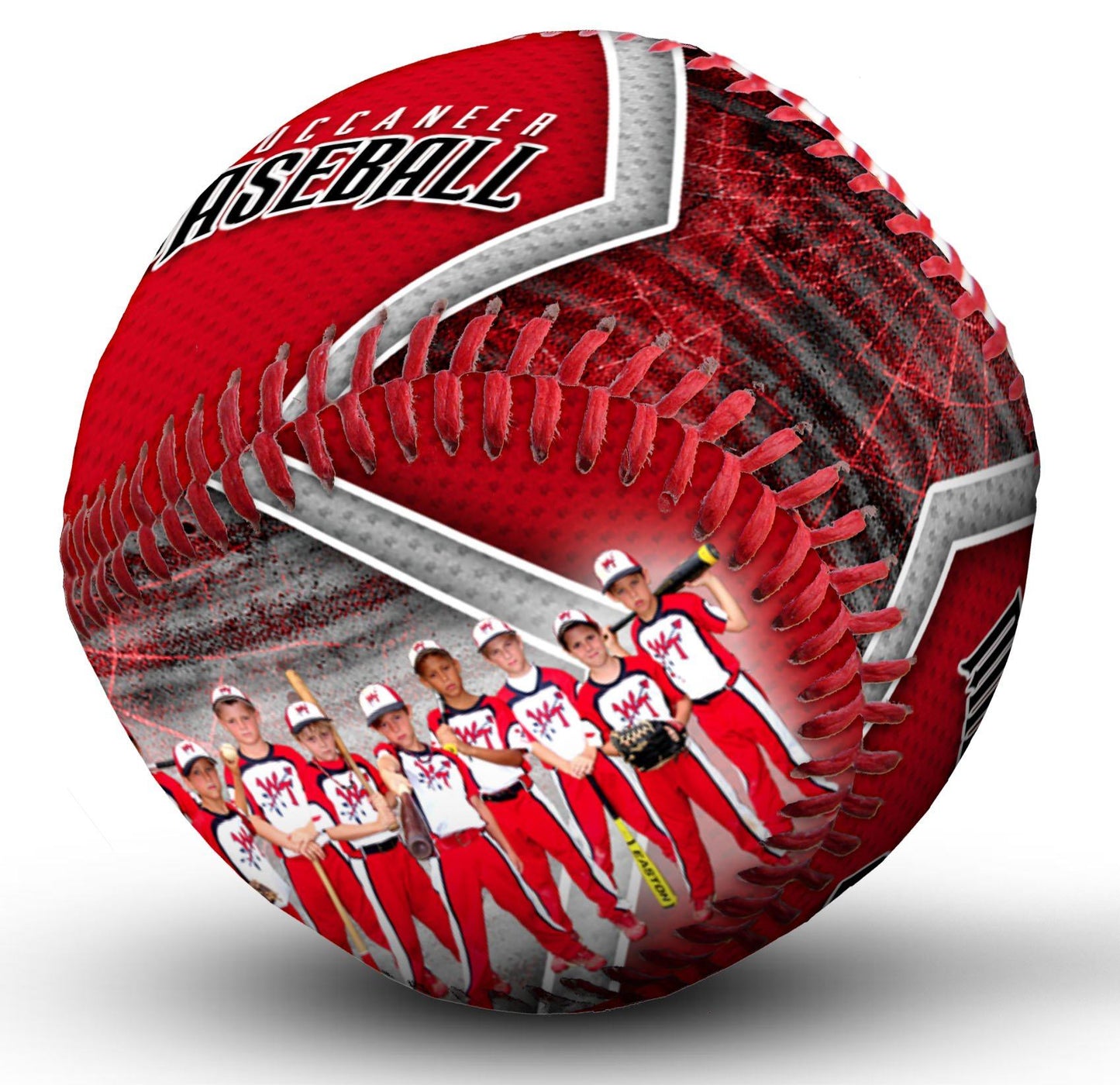 Steel Plate - V.1 - Baseball - Make-A-Ball Photoshop Template-Photoshop Template - PSMGraphix
