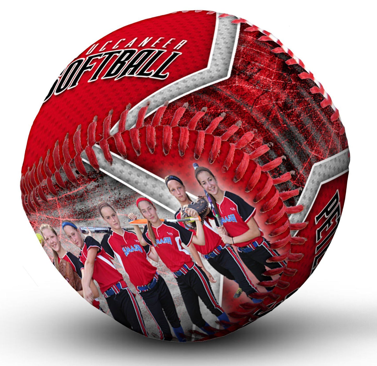Steel Plate - V.1 - Softball - Make-A-Ball Photoshop Template-Photoshop Template - PSMGraphix