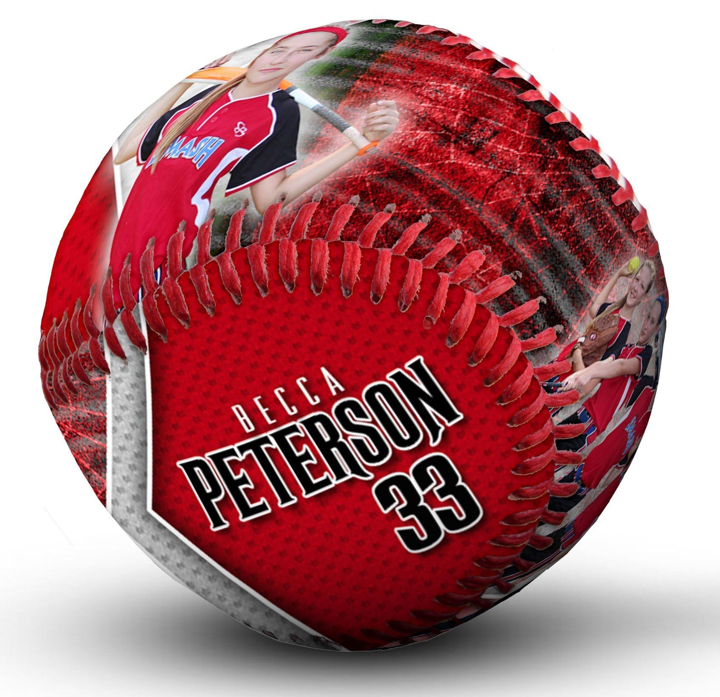 Steel Plate - V.1 - Softball - Make-A-Ball Photoshop Template-Photoshop Template - PSMGraphix