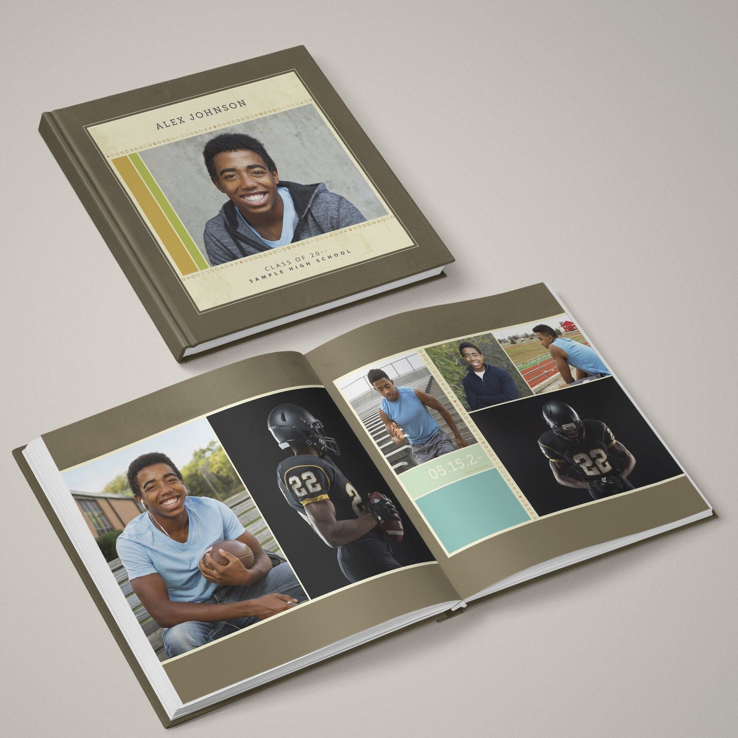 Summertime - 12x24 - Album Spreads-Photoshop Template - Graphic Authority
