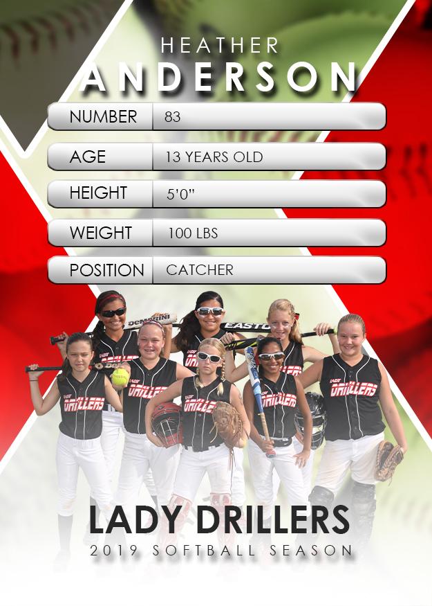 Signature Player - Softball - V2 - Extraction Trading Card Template-Photoshop Template - Photo Solutions