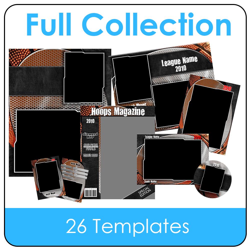 Playoff Basketball - T&I - Full Drop In Collection-Photoshop Template - Photo Solutions