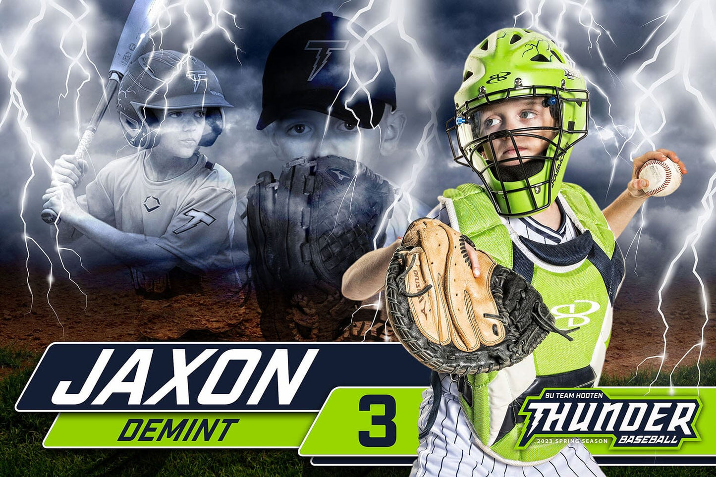 Thunder - Phoenix Series - Composite Poster/Banner-Photoshop Template - PSMGraphix