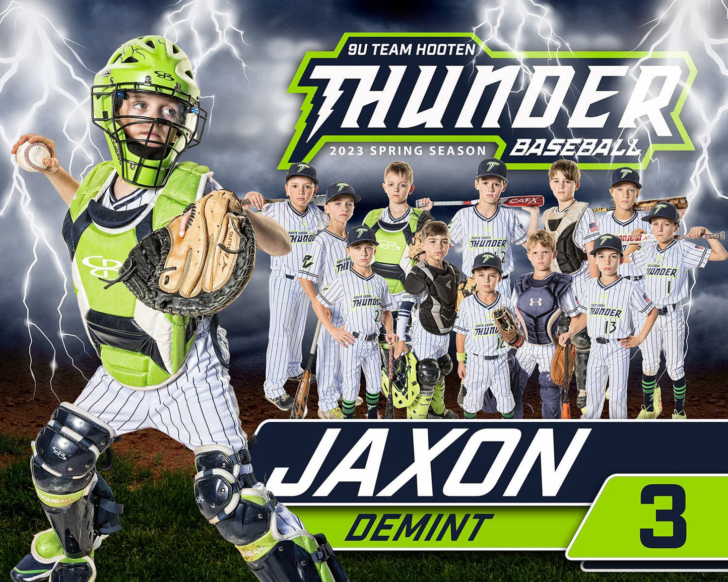Thunder - Phoenix Series - T&I Poster/Banner Horizontal-Photoshop Template - PSMGraphix