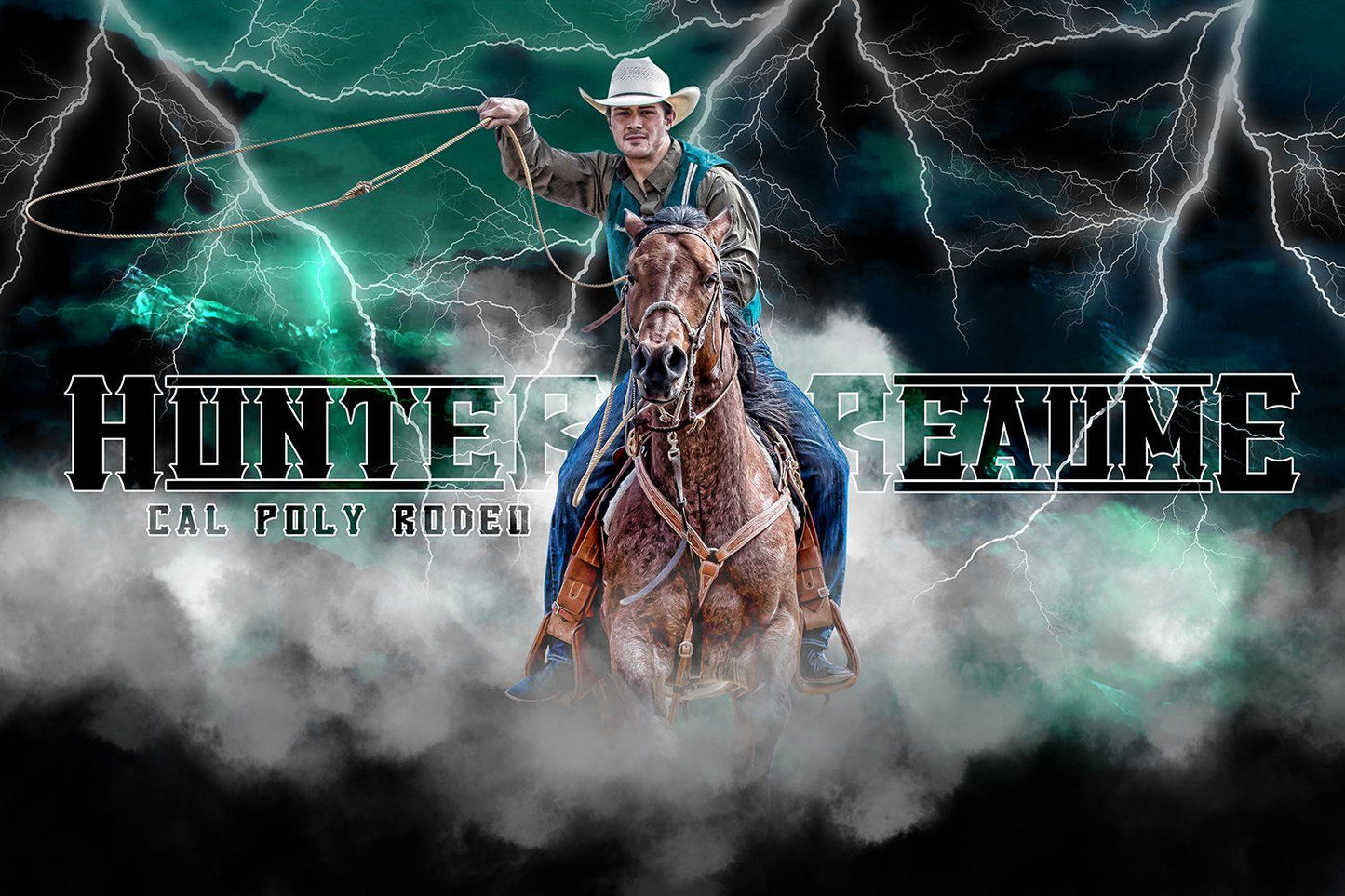 Thunder Rolls - Cinema Series - Player Banner & Poster Template H-Photoshop Template - Photo Solutions