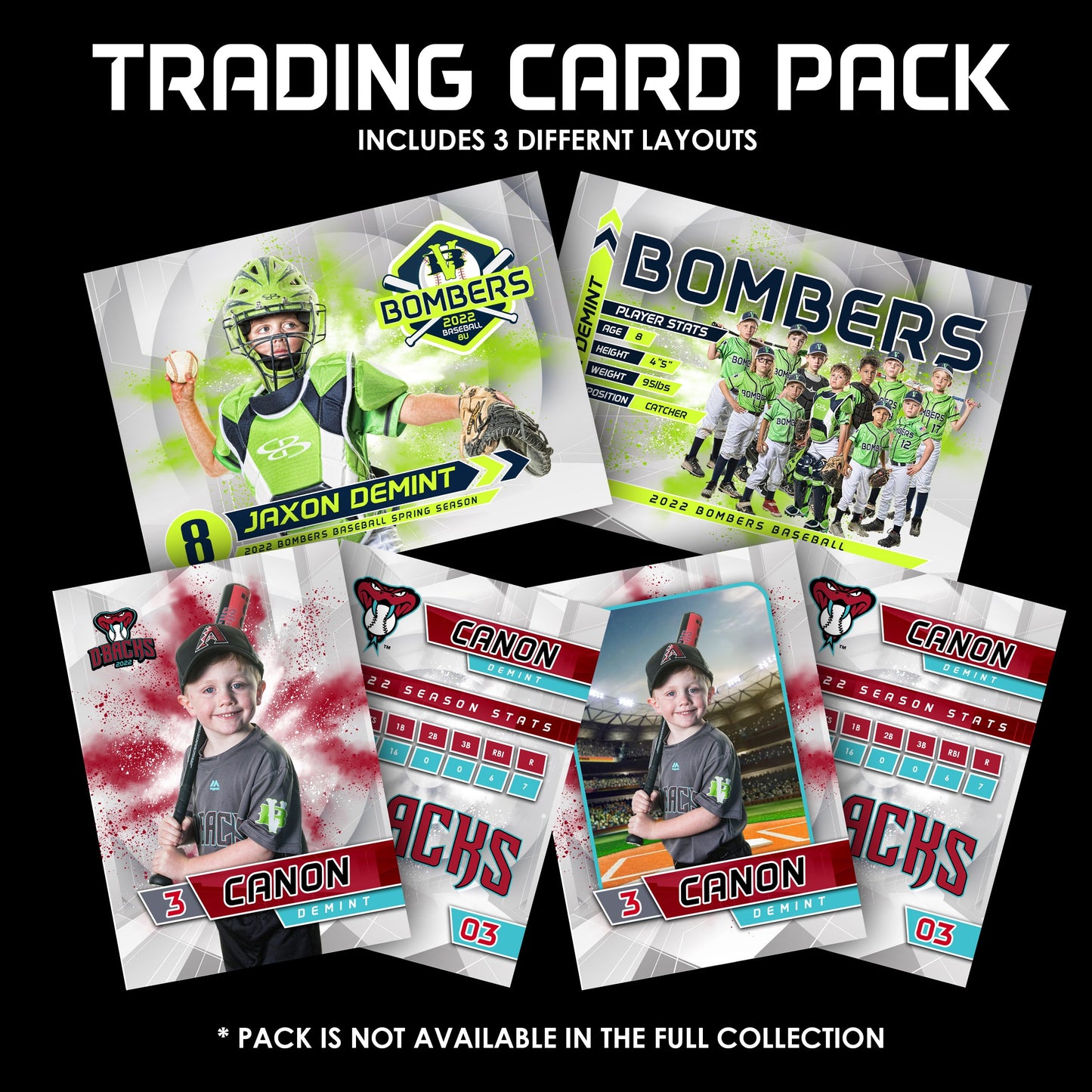 Tech Blast - Cinema Series - Trading Card 3 Pack - Limited Time Offer-Photoshop Template - PSMGraphix