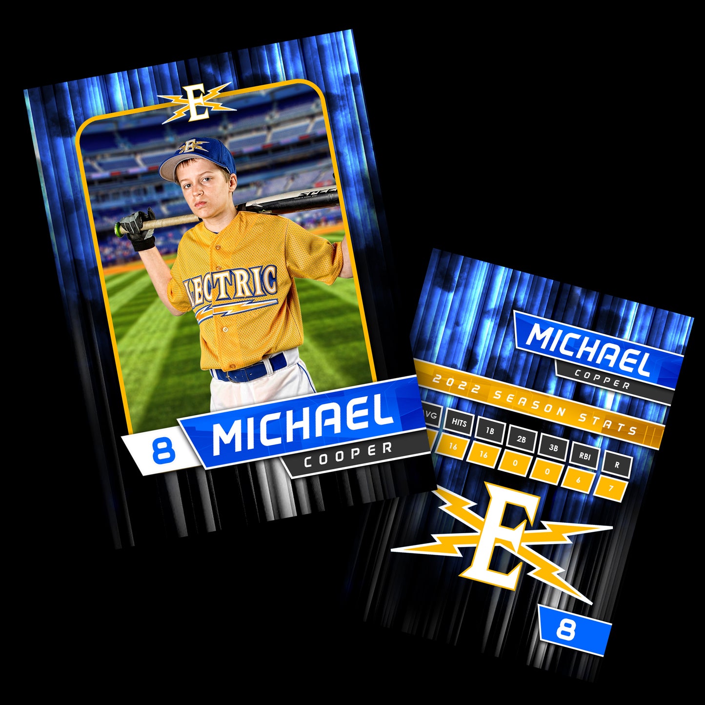 Fire Sky - Cinema Series - Trading Card 3 Pack - Limited Time Offer-Photoshop Template - PSMGraphix
