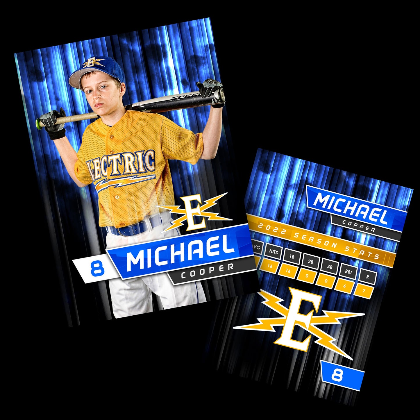 Fire Sky - Cinema Series - Trading Card 3 Pack - Limited Time Offer-Photoshop Template - PSMGraphix