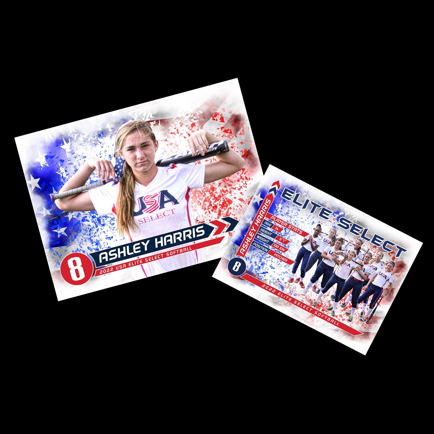 Patriot - Cinema Series - Trading Card 3 Pack - Limited Time Offer-Photoshop Template - PSMGraphix