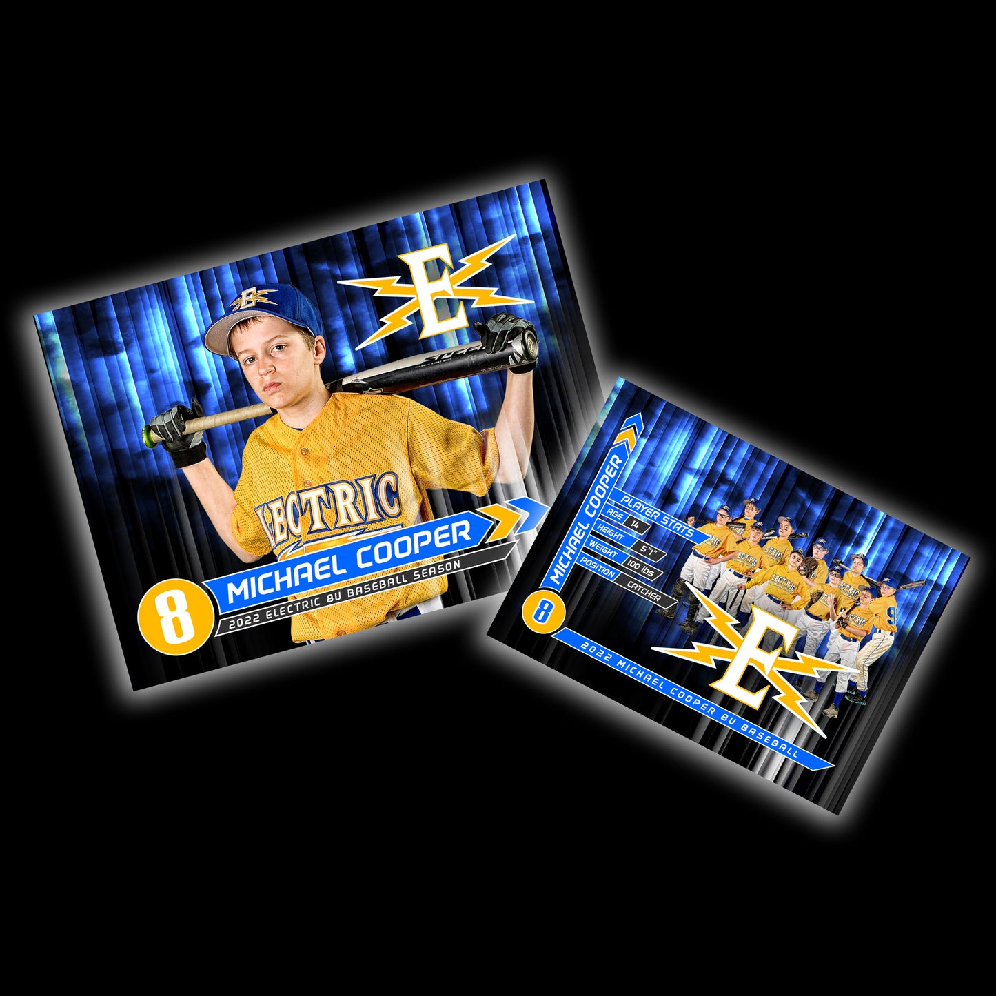 Fire Sky - Cinema Series - Trading Card 3 Pack - Limited Time Offer-Photoshop Template - PSMGraphix