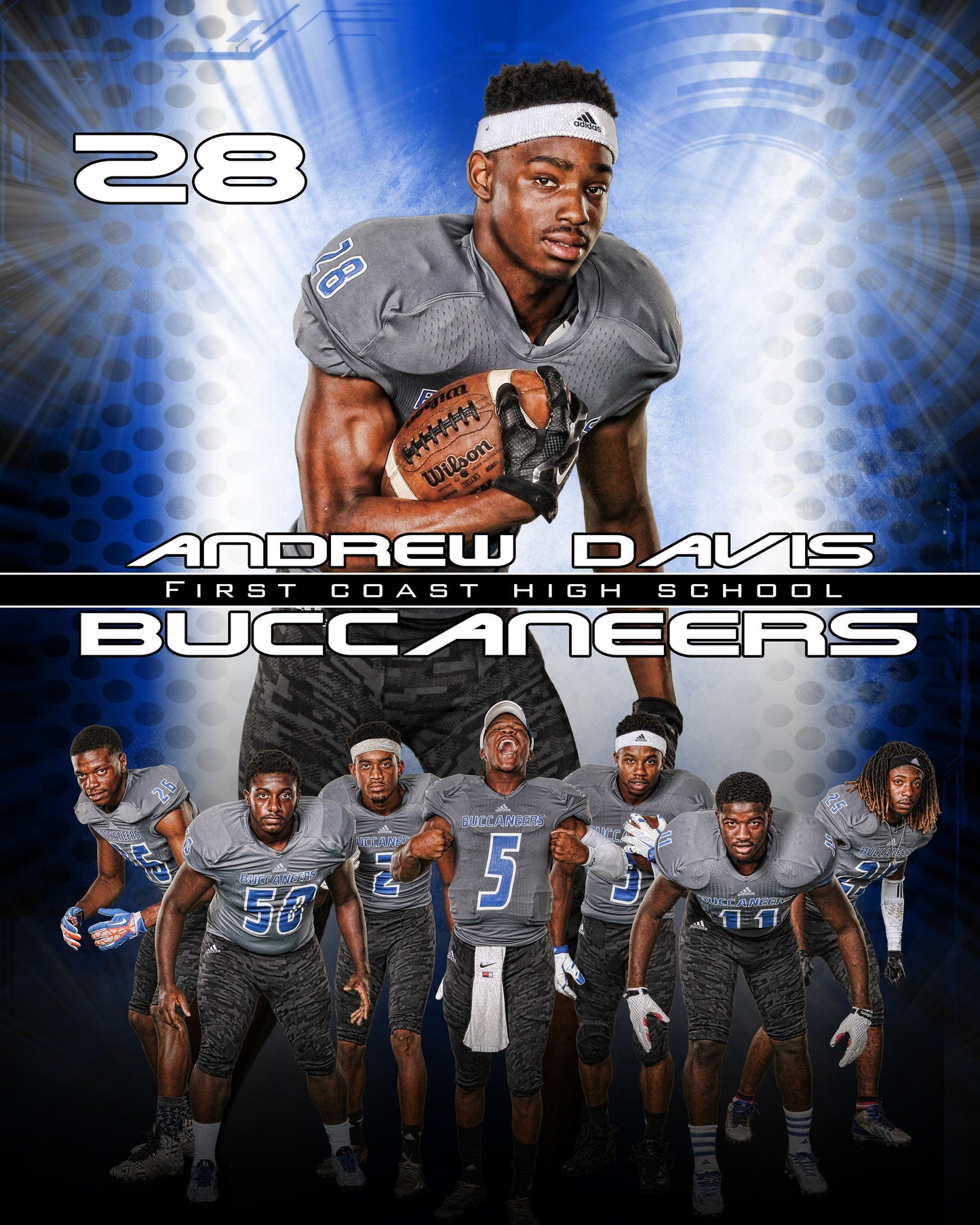 01 Game Day Memory Mates - V1 - FULL COLLECTION-Photoshop Template - Photo Solutions