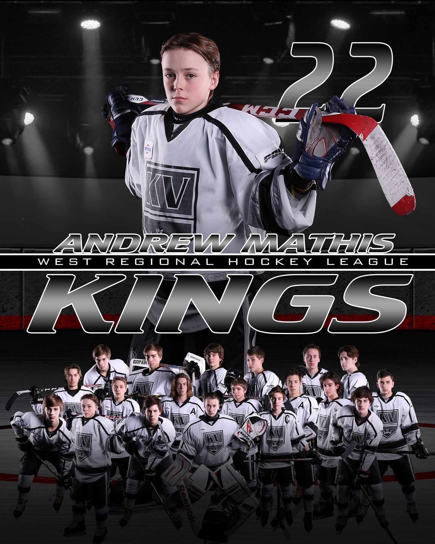 Face Off - V2- V T&I Memory Mate Poster/Banner-Photoshop Template - Photo Solutions