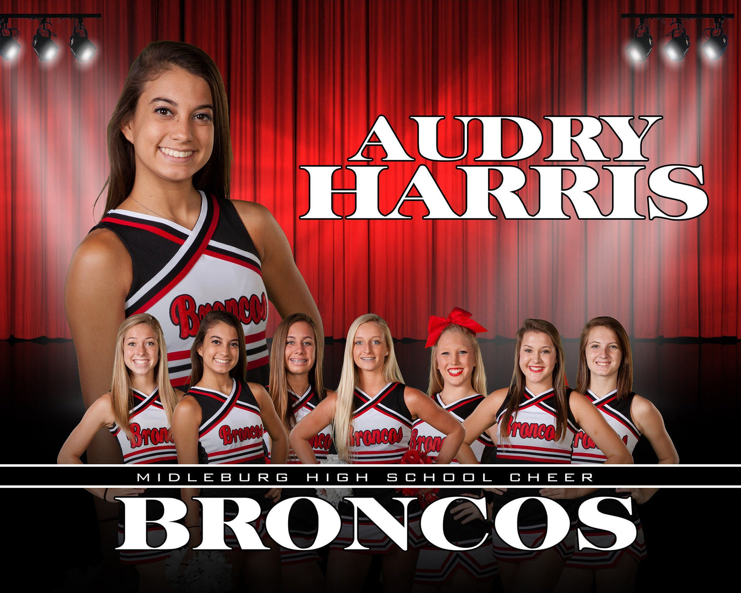 Star Stage - V2- H T&I Memory Mate Poster/Banner-Photoshop Template - Photo Solutions