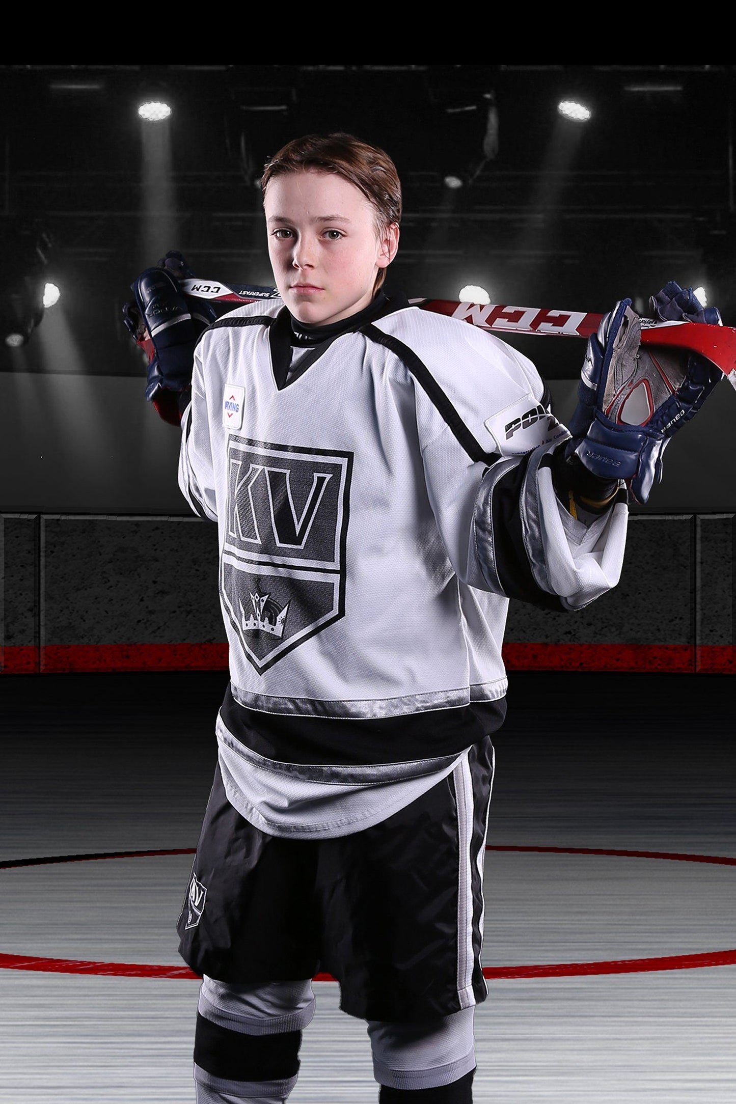 Face Off - V2 - Green Screen & HiLite Background Template-Photoshop Template - Photo Solutions