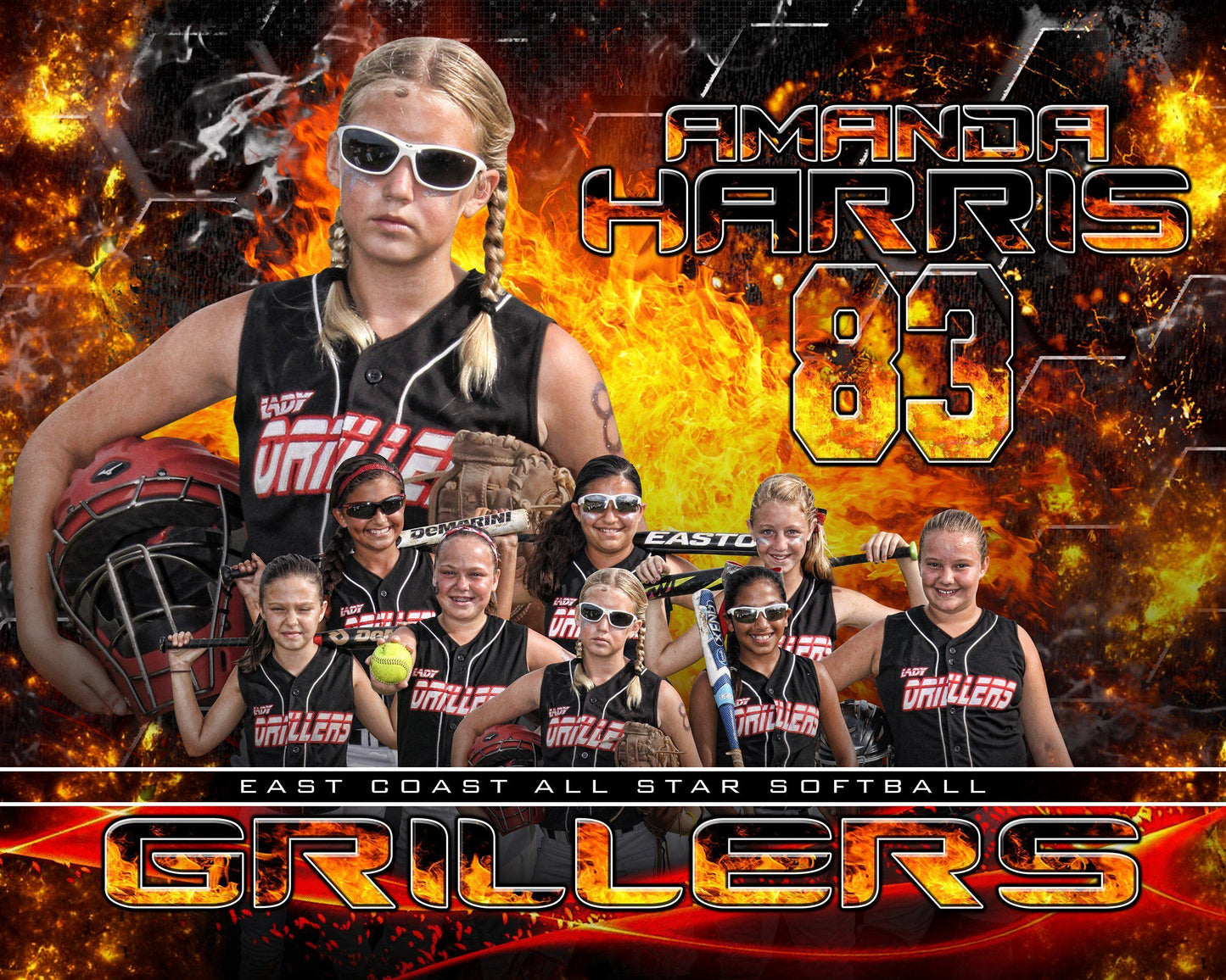 Inferno - V3 - H T&I Memory Mate Poster/Banner-Photoshop Template - Photo Solutions