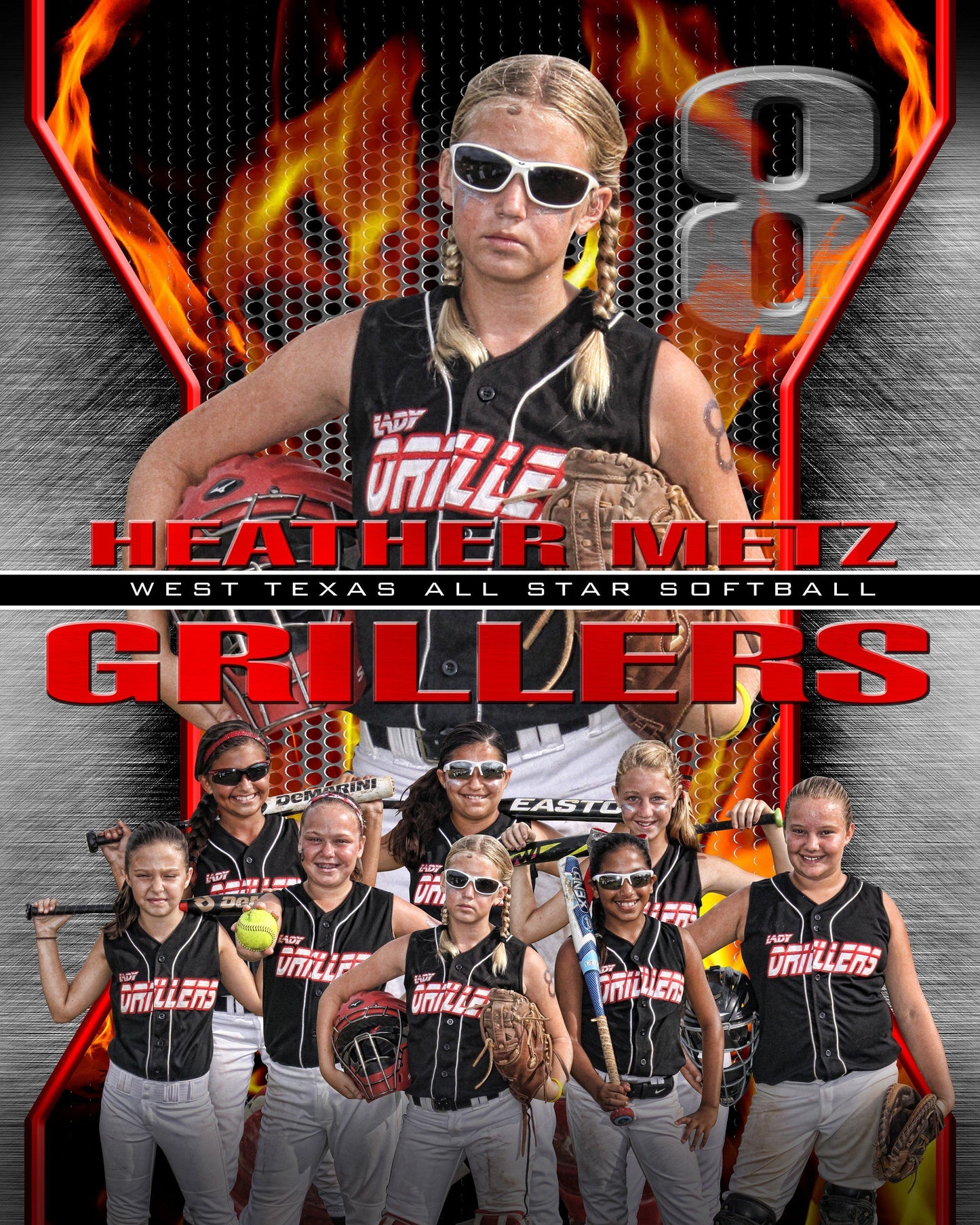 04 Game Day Memory Mates - V4 - FULL COLLECTION-Photoshop Template - Photo Solutions
