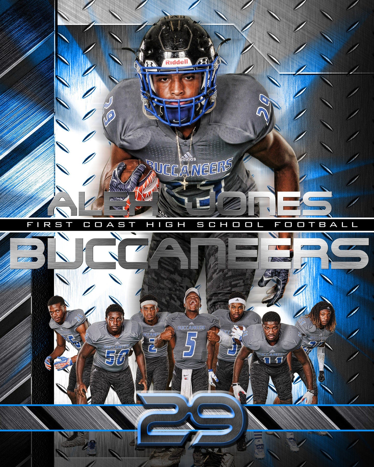 Iron Side - V4 - V T&I Memory Mate Poster/Banner-Photoshop Template - Photo Solutions