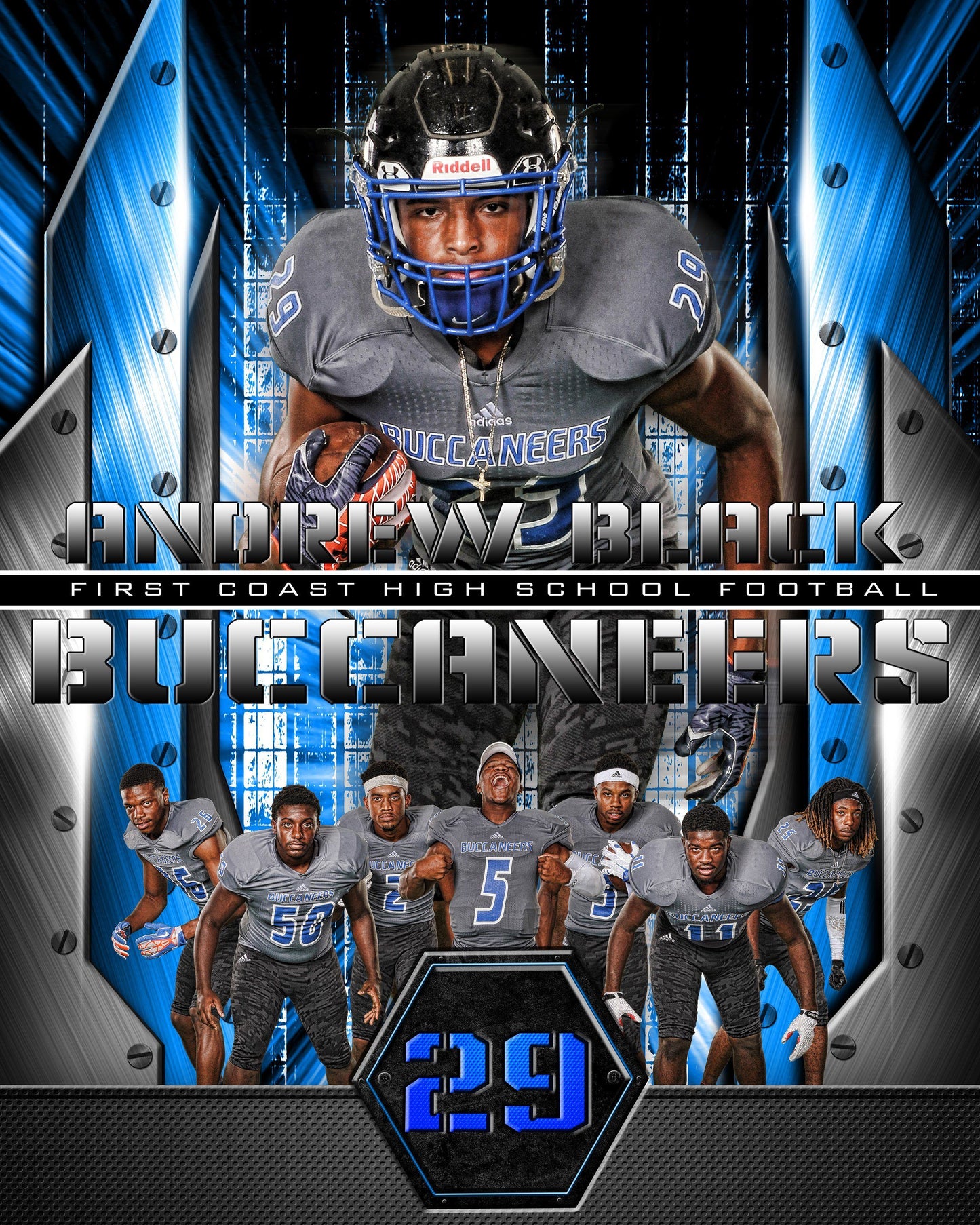 04 Game Day Memory Mates - V4 - FULL COLLECTION-Photoshop Template - Photo Solutions